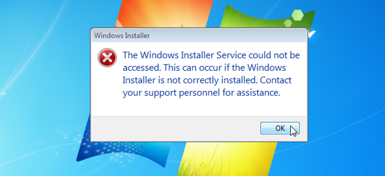 Error could not access. Windows installer ошибка. Ошибка Windows 7. Установщик Windows. Установщик виндовс.