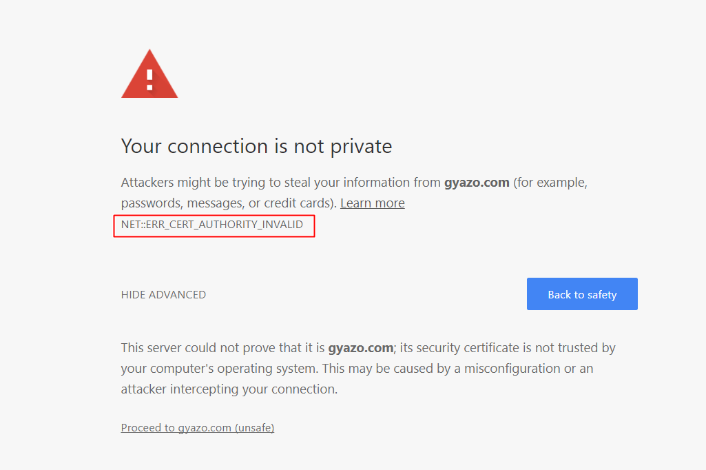 Предупреждение «подключение не защищено» в google chrome по протоколу https - лунная база