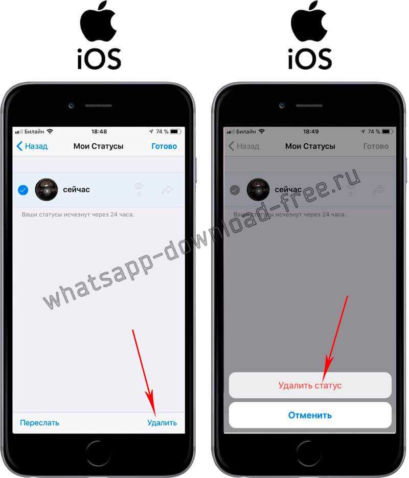 Как убрать статус. Удалить статус в ватсапе на айфоне. Как удалить статус в WHATSAPP В iphone. Как удалить статус в ватсапе на айфоне. Как удалить статус в ватсапе.