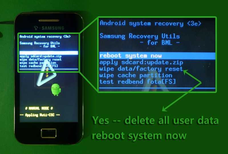 Что делать при работе с android system recovery 3e