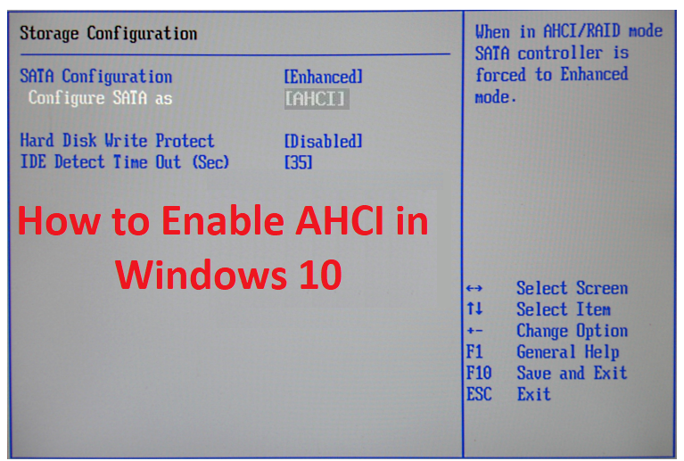 Включение режима работы жестких дисков ahci без переустановки windows