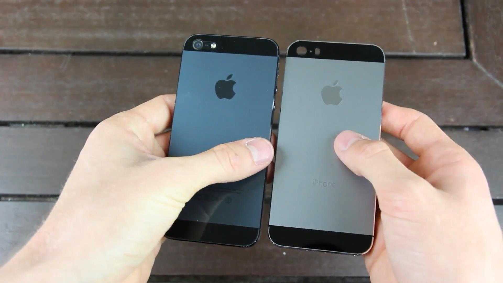 Основные отличия iphone 5 от iphone 5s