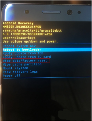 Как выйти из режима recovery android