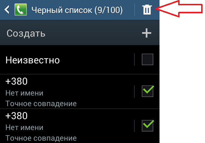Как поставить телефон в черный список